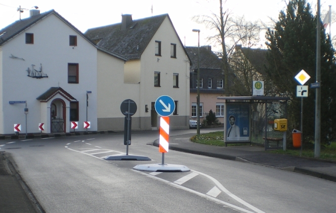 Verkehrsinsel am Zimmerplatz